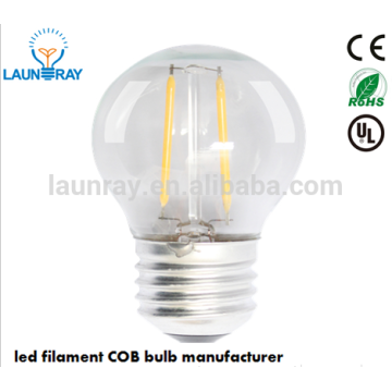 G45 UL listed Energy Saving 4W LED Filament Bulb 110lm/w